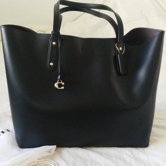 Coach Handbags - NWOT Coach Central Tote Bag in Black Leather